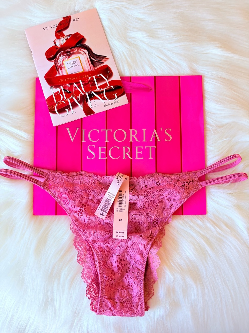🩷🩷Victoria’s Secret shine strap panty (L)🩷🩷